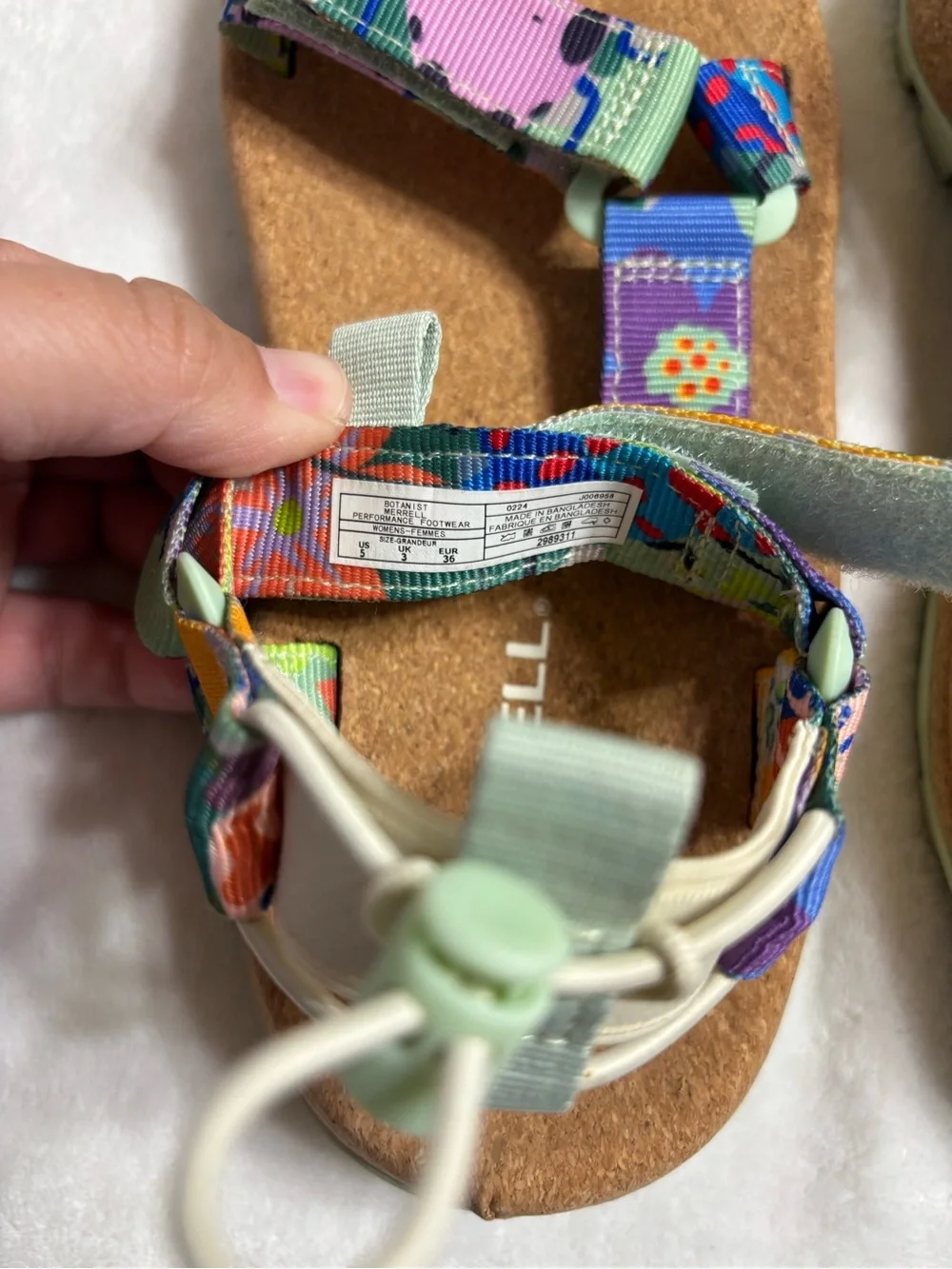 Merrell Kids Multi-Color Floral Strap Sandals